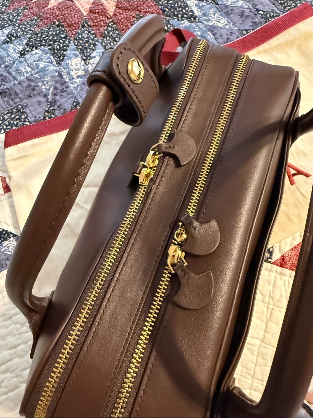 Mini Marina Carryall —Chocolate - Picture 3 of 6
